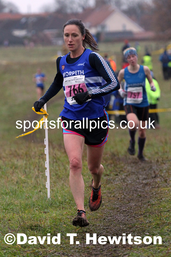 Senior women, 2021 North Eastern Cross Country Championships, Sedgefield. Photo: David T. Hewitson/Sports for All Pics